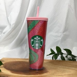 Starbucks Pink Glitter Tumbler